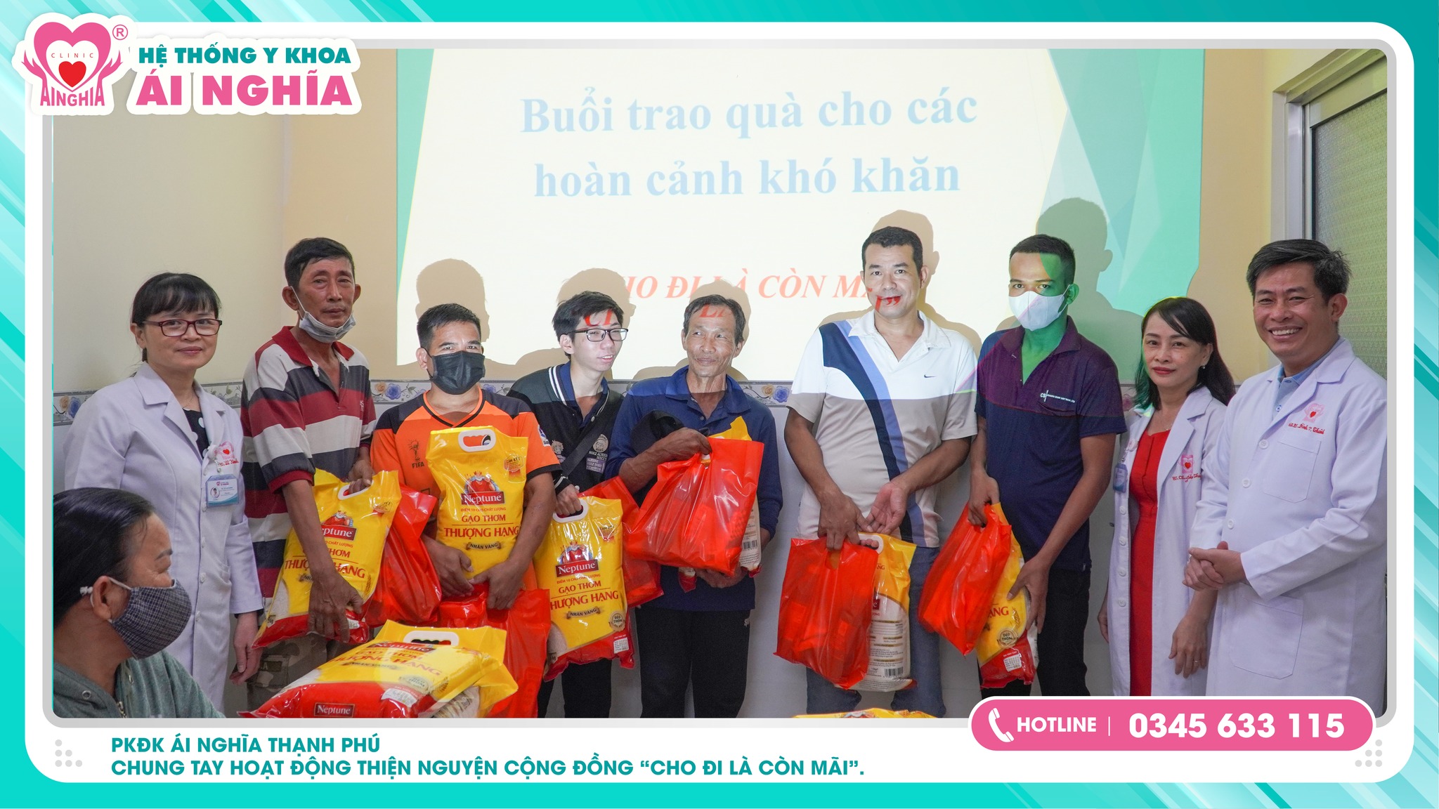 Ái Nghĩa Thạnh Phú chung tay hoạt động thiện nguyện cộng đồng "Cho đi là còn mãi"