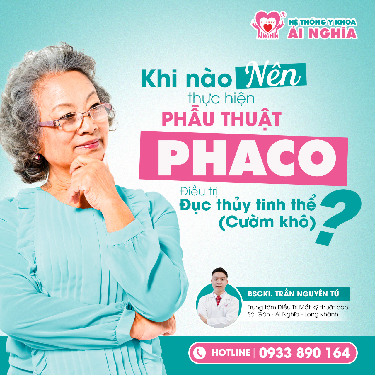 Khi nào nên thực hiện Phẫu thuật Phaco điều trị đục thủy tinh thể (Cườm khô)?