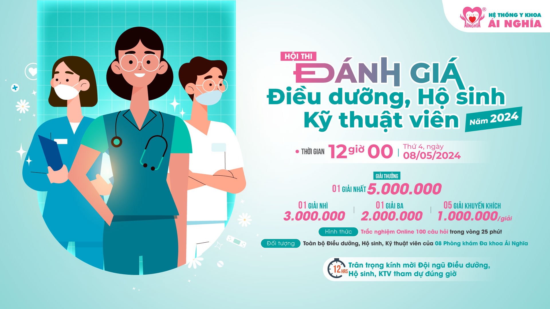 Hội thi đánh giá Điều dưỡng, Hộ sinh, Kỹ thuật viên toàn Hệ thống năm 2024