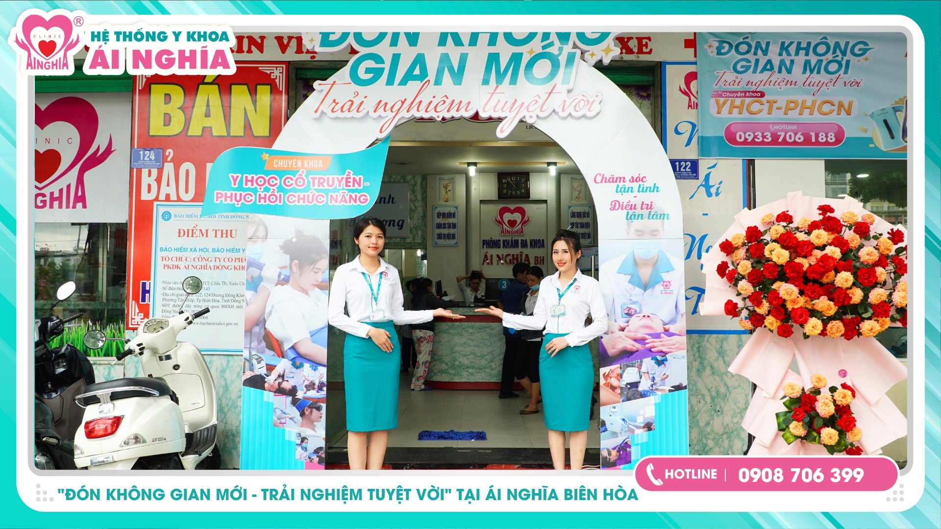 Ái Nghĩa Biên Hòa mở rộng không gian và Đưa vào hoạt động chuyên khoa Phục hồi chức năng!