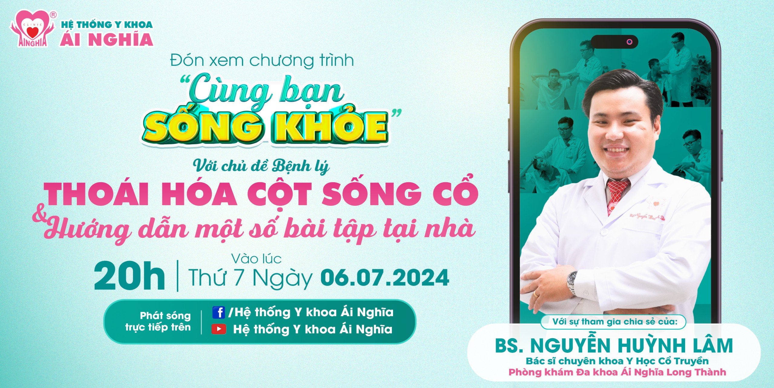 Chuyên mục"Cùng bạn sống khỏe số 1: Bệnh lý thoái hóa cột sống & Hướng dẫn bài tập tại nhà!