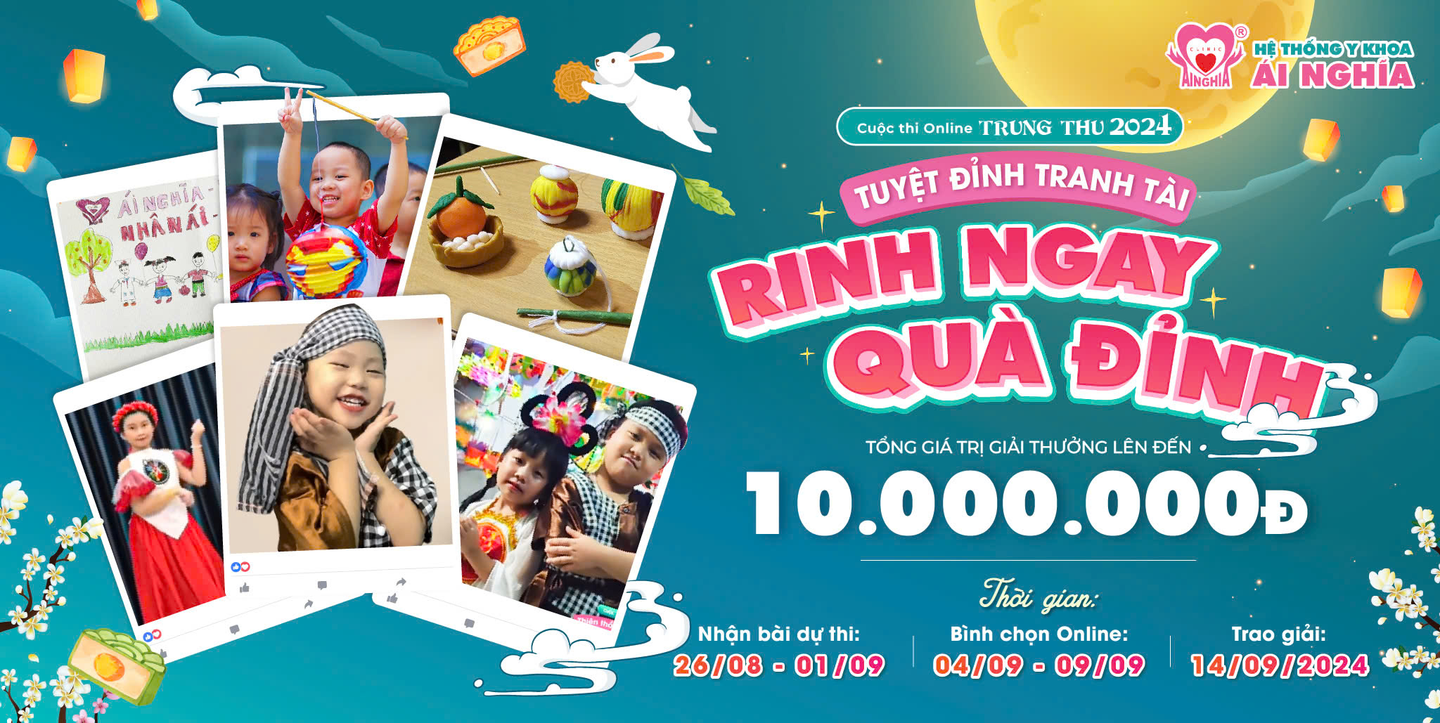 Cuộc thi Online "Trung thu cho em" dành cho Khách hàng nhí và Con/Em CBNV năm 2024!