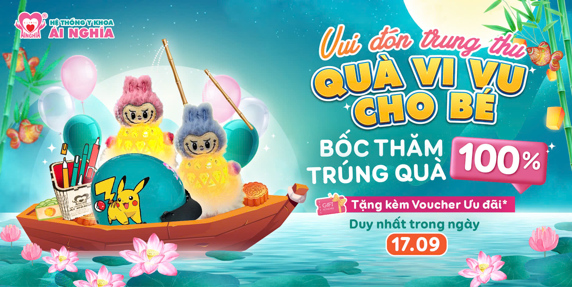 "Vui đón Trung thu - Quà vi vu cho Bé" nhân dịp tết Trung thu 2024!