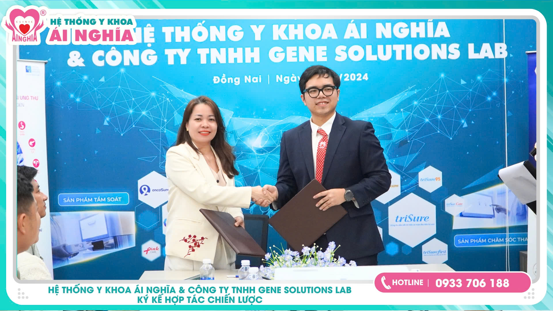 Hệ thống Y khoa Ái Nghĩa và Gene Solutions Ký kết hợp tác chiến lược