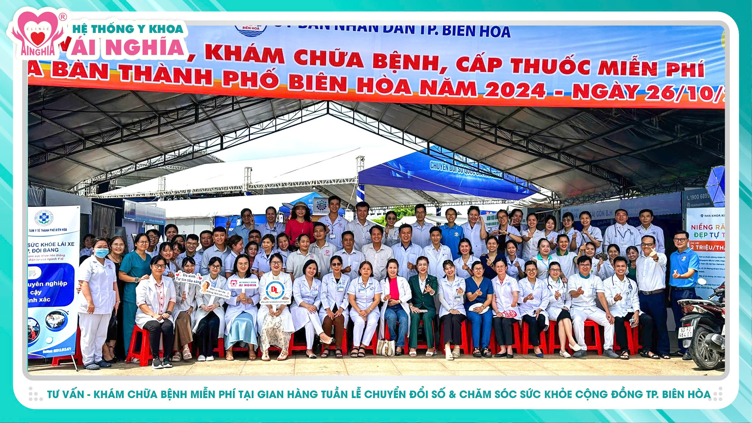 Hệ thống Y khoa Ái Nghĩa đồng hành Tuần lễ chuyển đổi số & CSSK người dân 2024