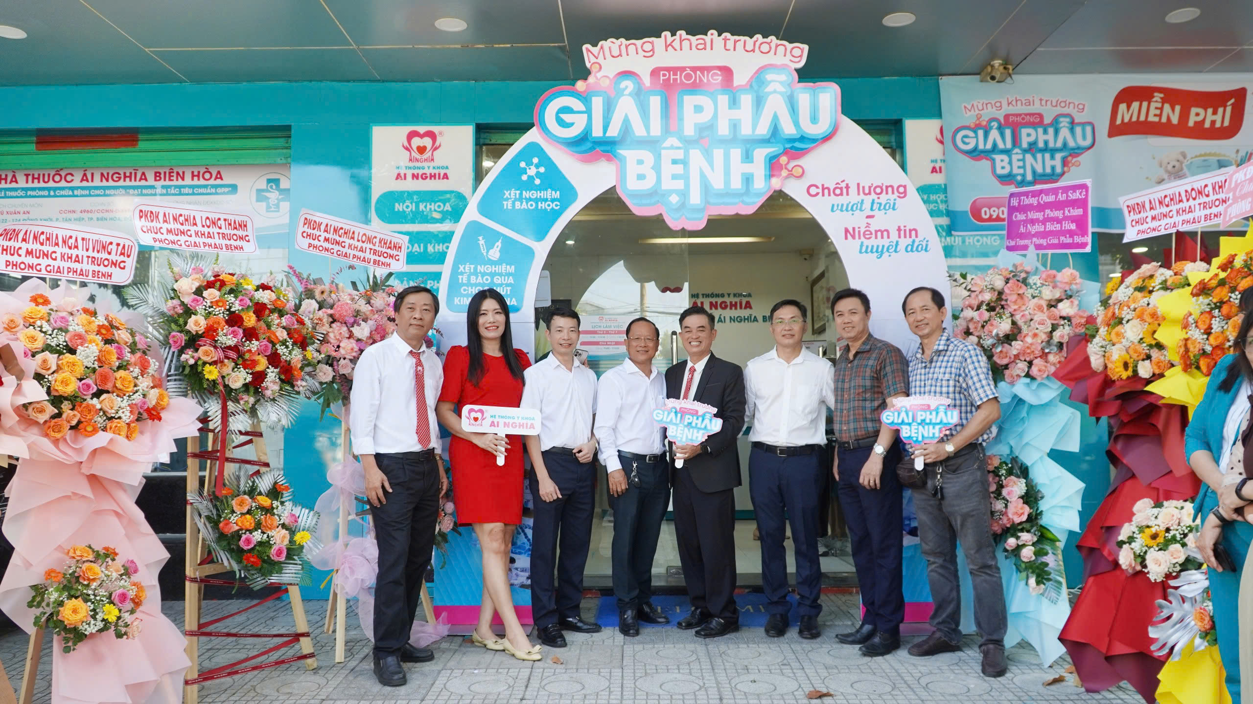 Chúc mừng Khai trương Phòng Giải phẫu bệnh Hệ thống Y khoa Ái Nghĩa tại Ái Nghĩa Biên Hòa