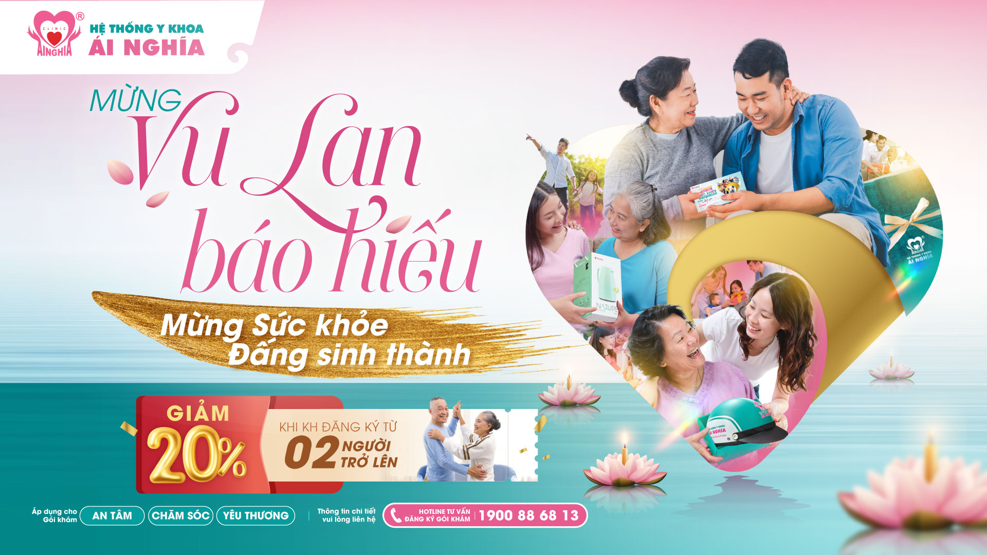 Mùa Vu Lan - Trao sức khỏe, gửi yêu thương
