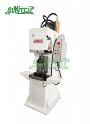 Hydraulic hose riveting machine